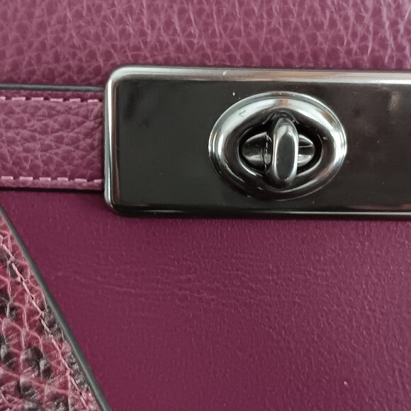 Coach leather lane carryall  satchel - Picture 2 of 16